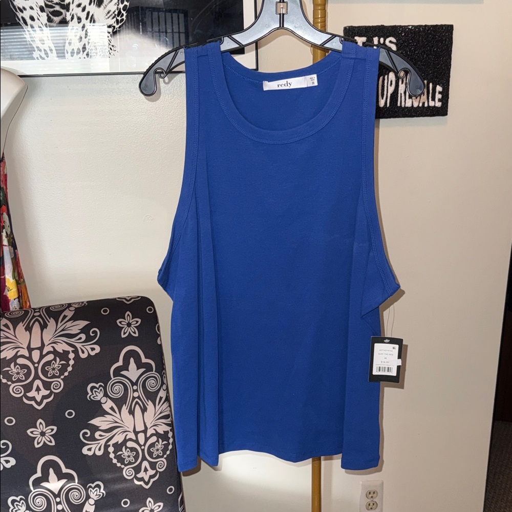 Blue Tank Top